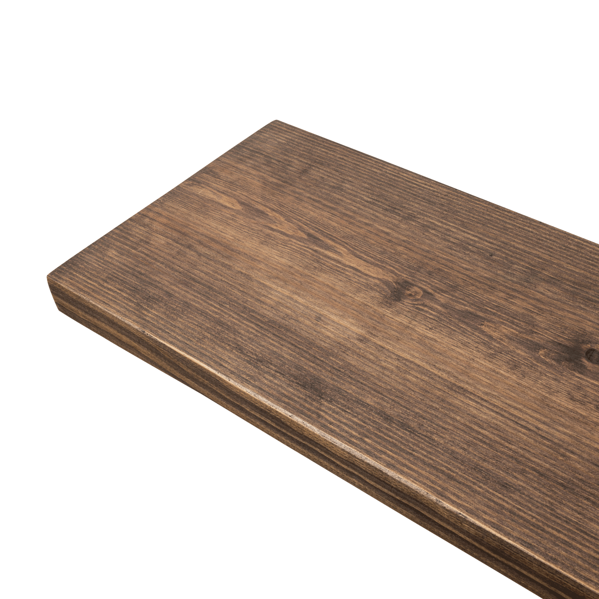 Rustic Floating Shelf 29cm x 4.5cm - Walnut