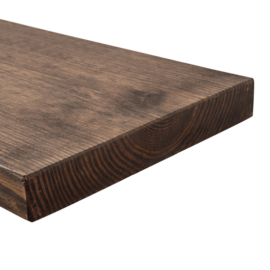 Rustic Floating Shelf 29cm x 4.5cm - Walnut