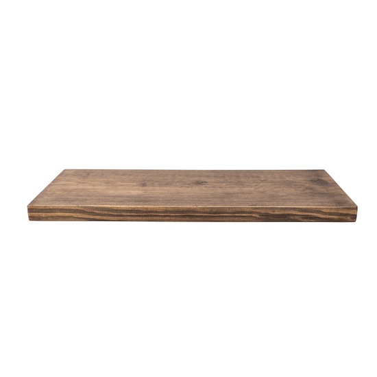 Rustic Floating Shelf 29cm x 4.5cm - Walnut