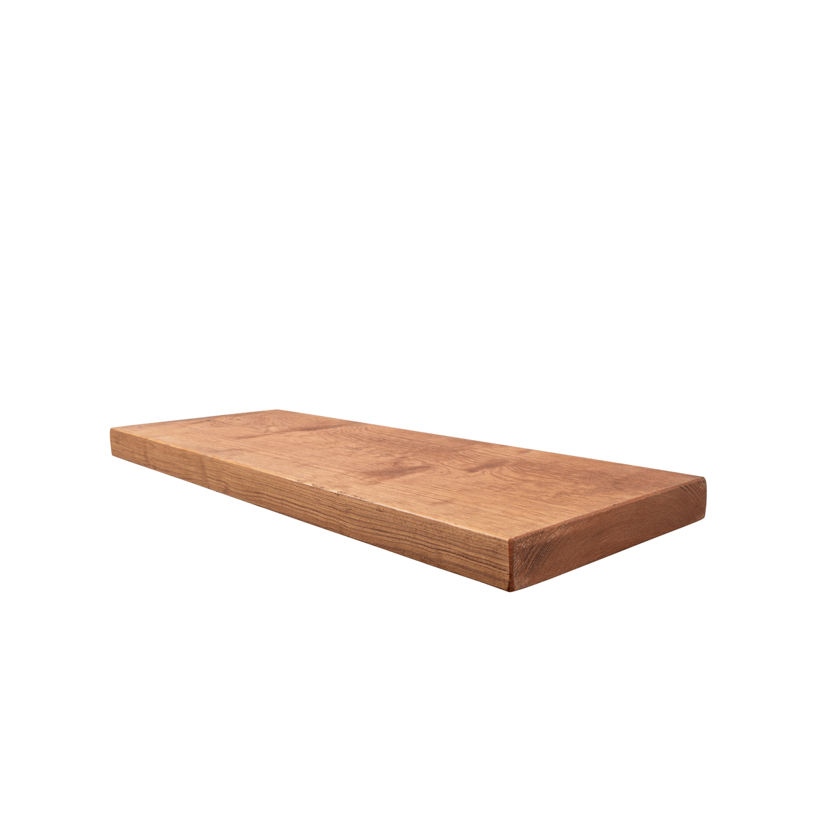 Rustic Floating Shelf 29cm x 4.5cm - Teak