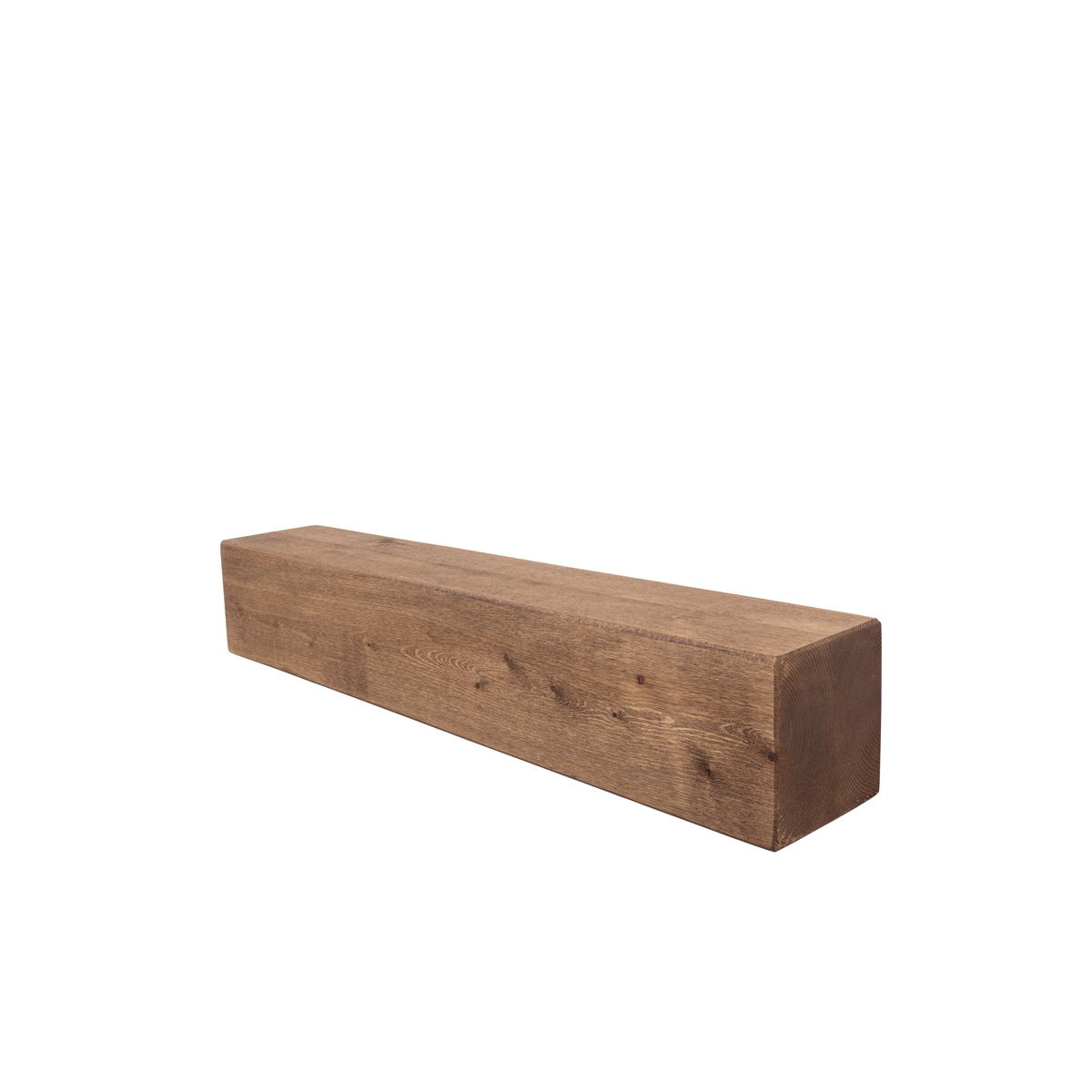 Rustic Mantel Beam 14.5cm x 14.5cm - Smoke Pine