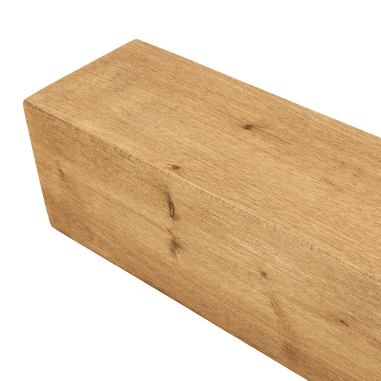 Rustic Mantel Beam 14.5cm x 14.5cm - Medium Oak 