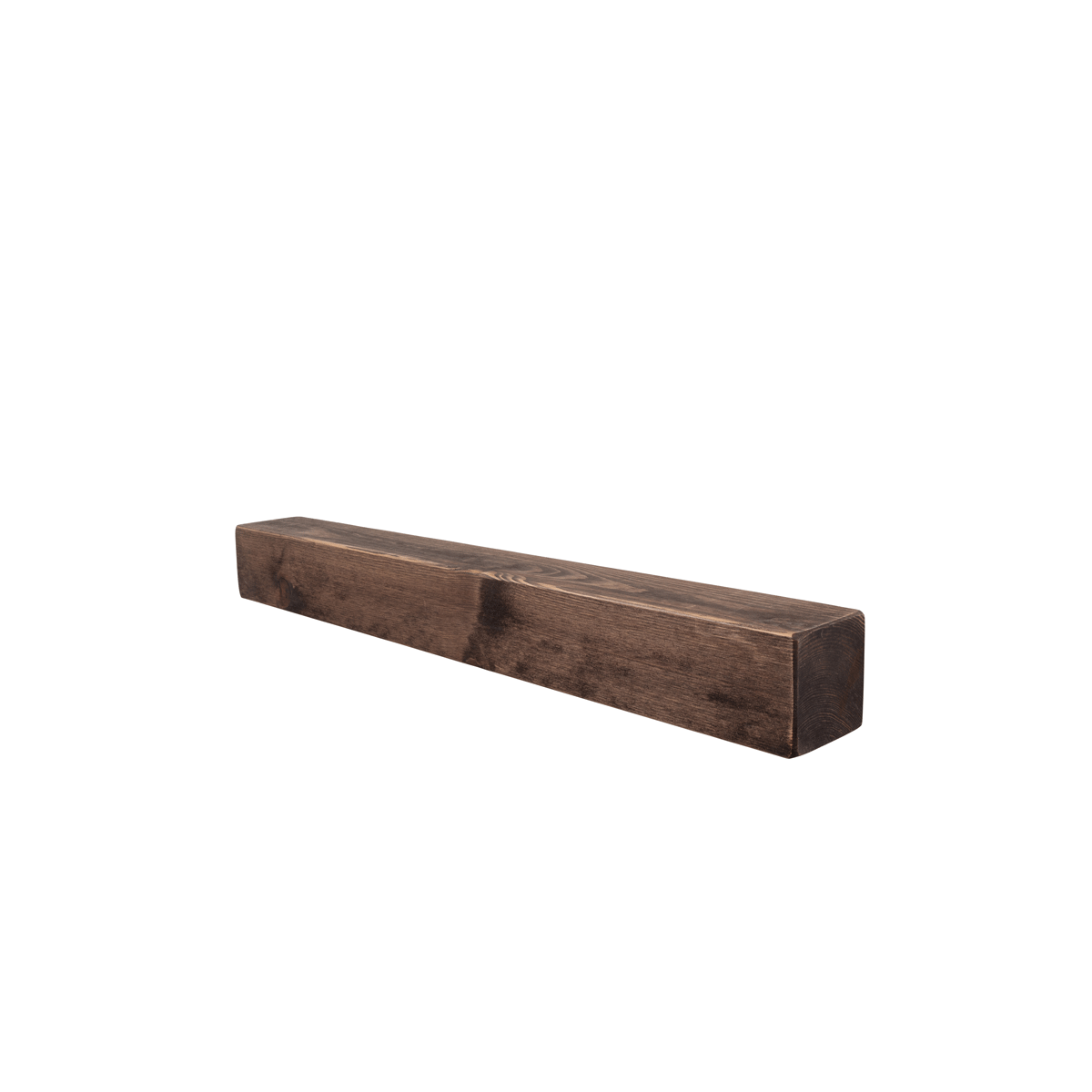 Rustic Mantel Beam 9.5cm x 9.5cm - Walnut