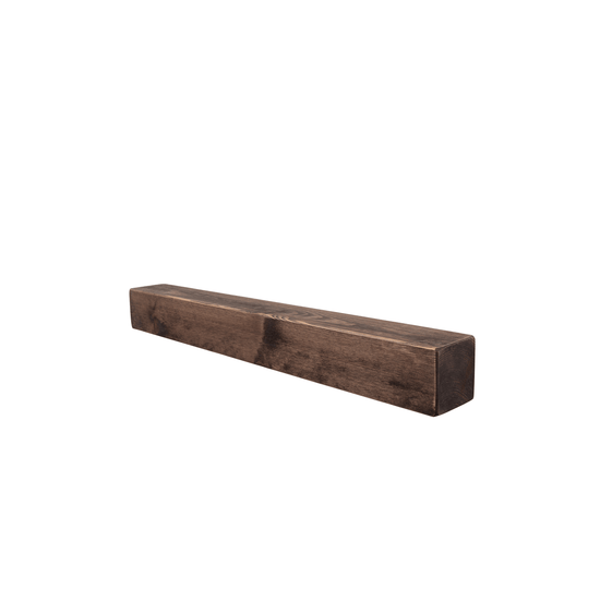 Rustic Mantel Beam 9.5cm x 9.5cm - Walnut