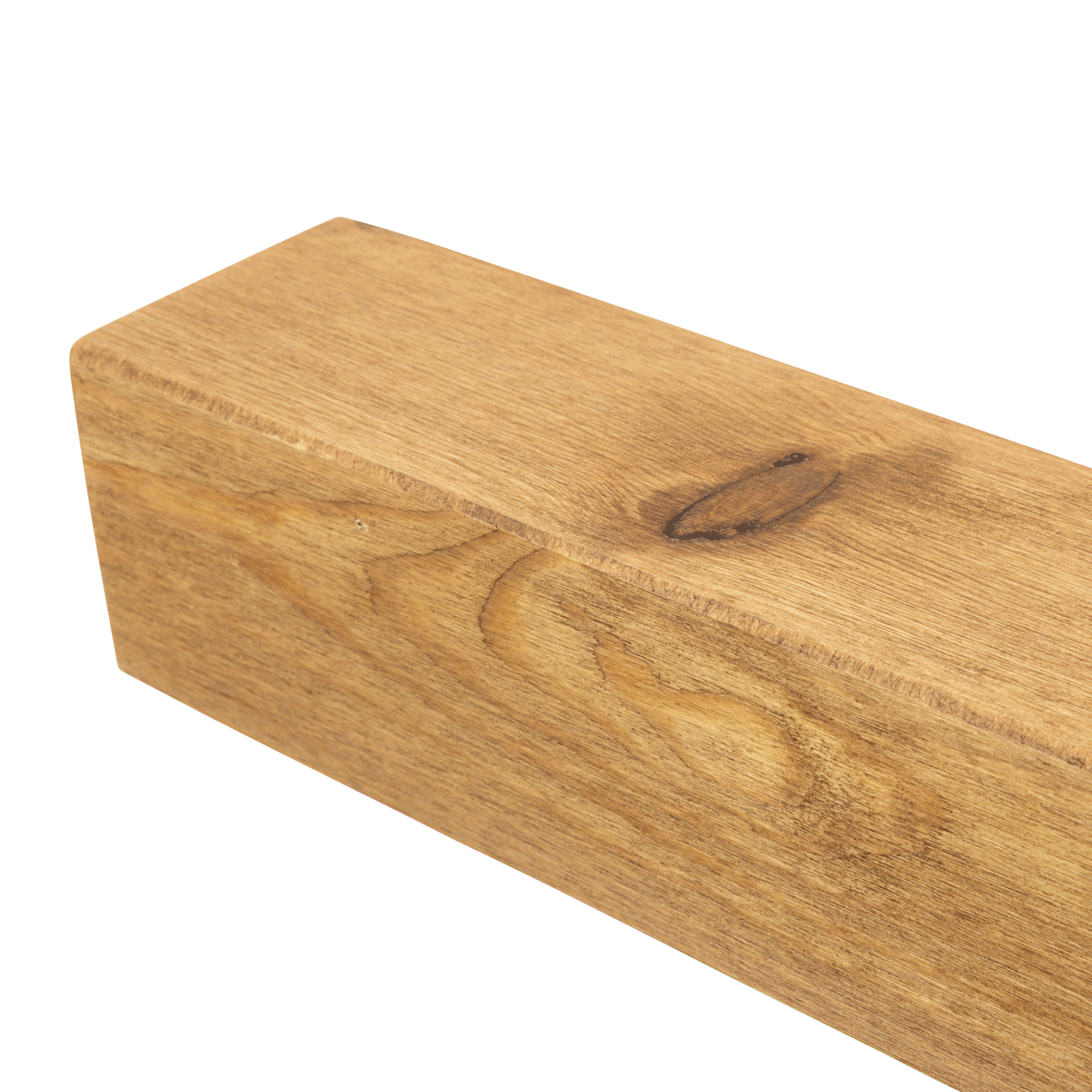 Rustic Mantel Beam 9.5cm x 9.5cm - Medium Oak