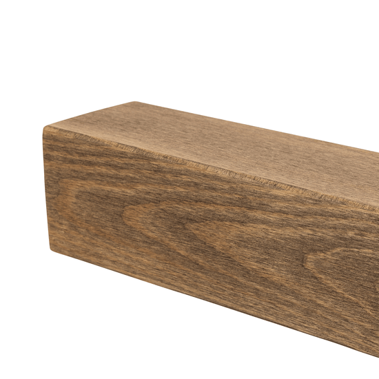 Rustic Mantel Beam 9.5cm x 9.5cm - Smoke Pine