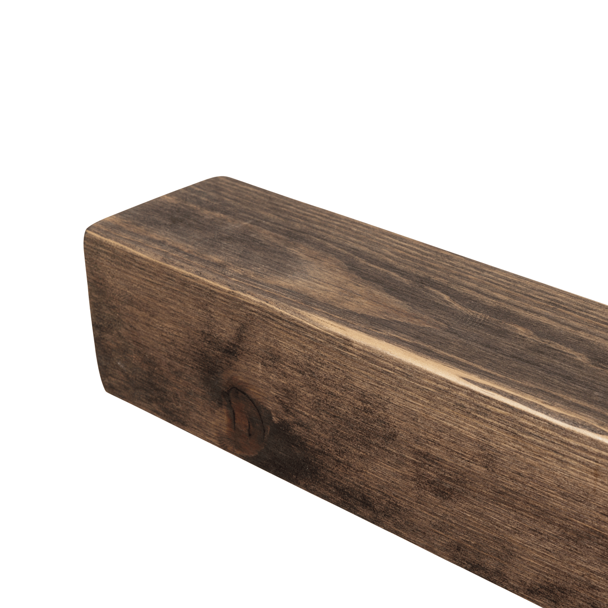 Rustic Mantel Beam 9.5cm x 9.5cm - Walnut