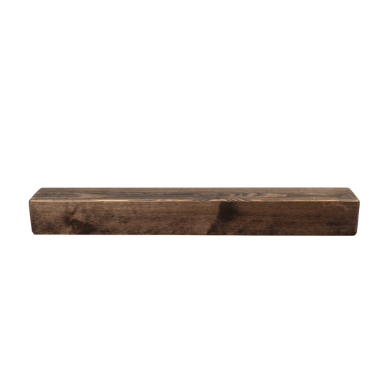Rustic Mantel Beam 9.5cm x 9.5cm - Walnut