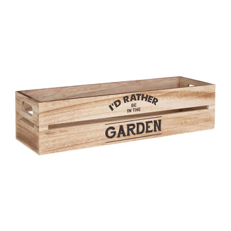 Rustic Wooden Herb Planter - Planters, Vases & Bowls