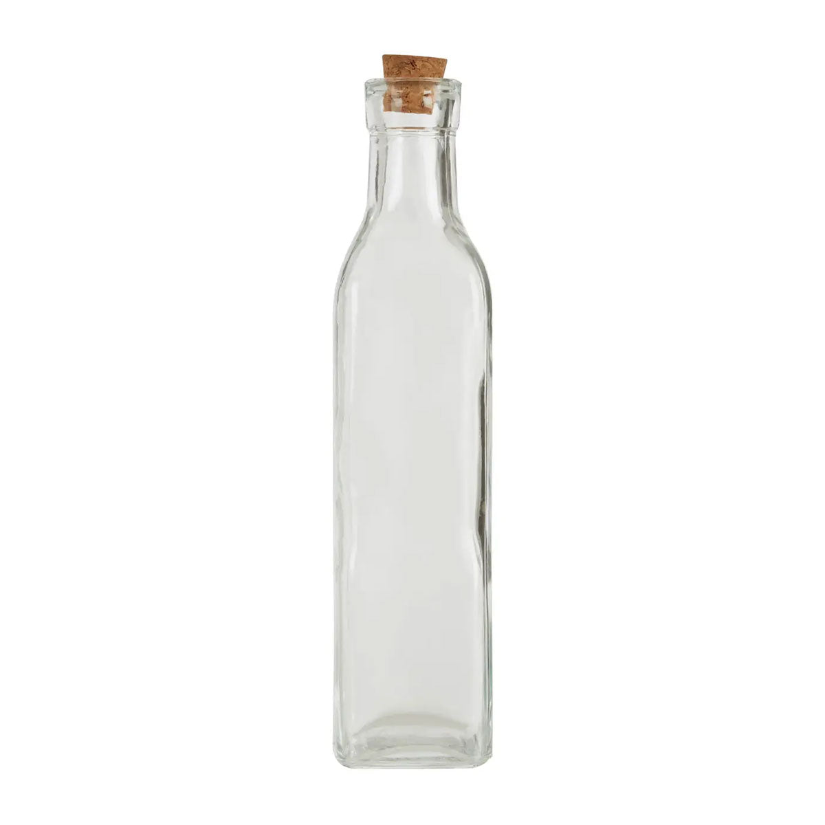 Set of 6 Glass Bottles with Cork Stoppers - Storage