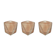 Set Of Pink Tea Light Holders - Fragrances & Candles