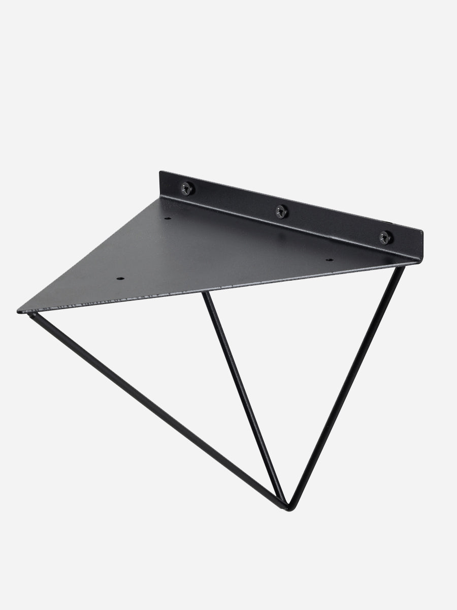 Bowes Black Metal Shelf Bracket