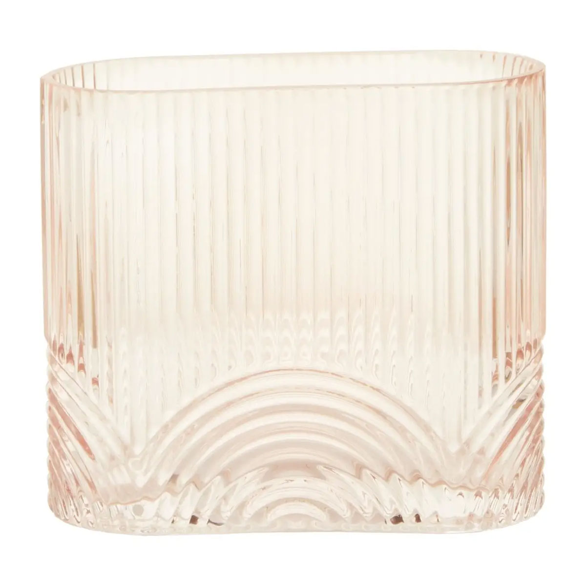 Small Pink Art Deco Vase - Planters, Vases & Bowls