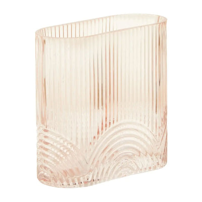 Small Pink Art Deco Vase - Planters, Vases & Bowls