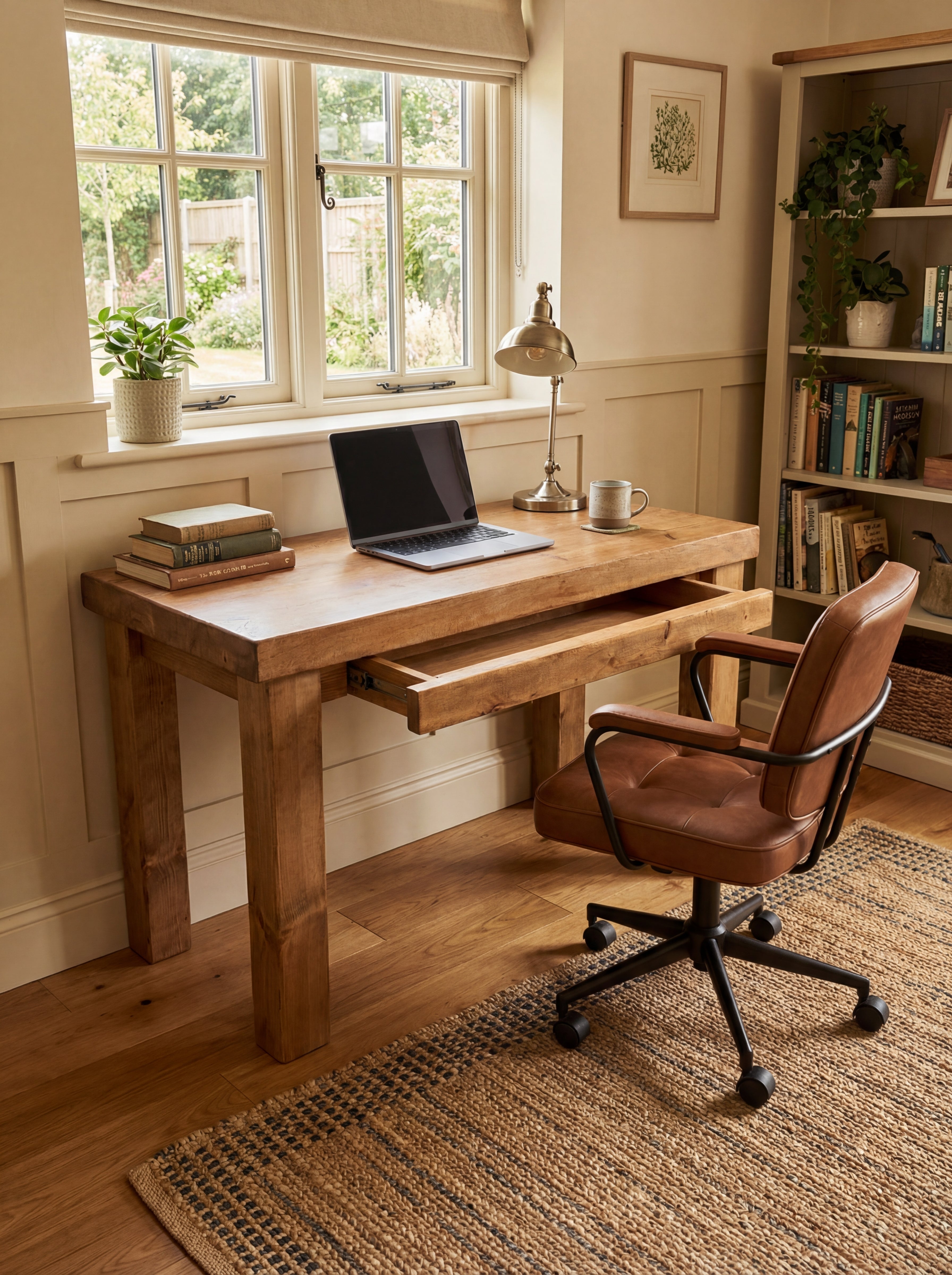 Wansbeck Desk With Drawer - Desks