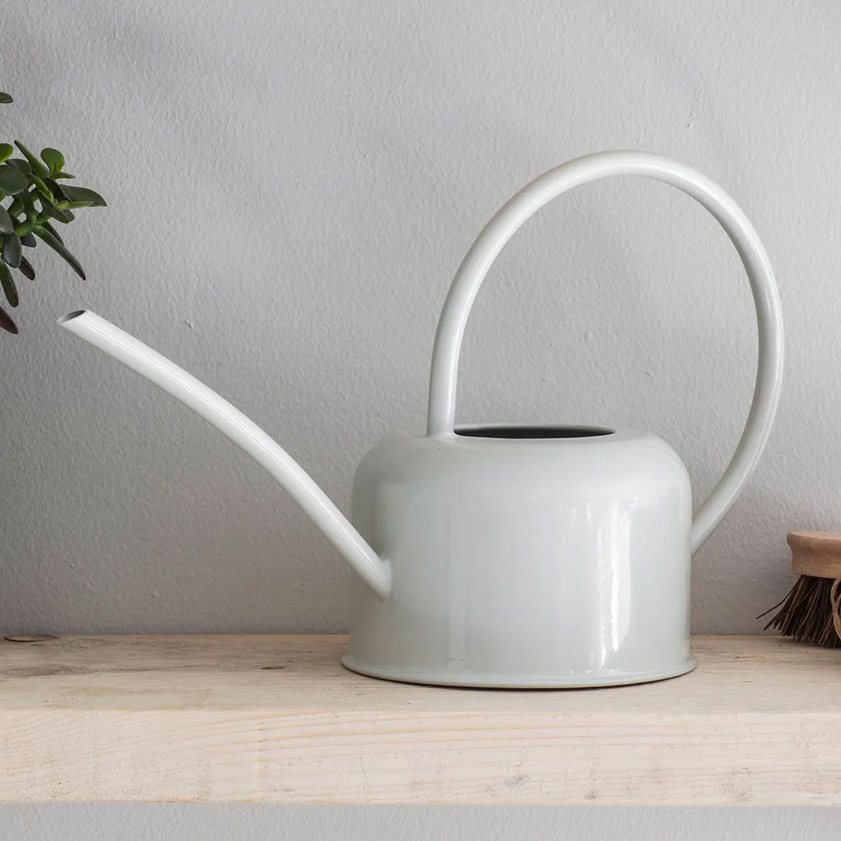 White Metal Indoor Watering Can - 1 litre