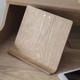 Wooden Tablet Stand - Storage