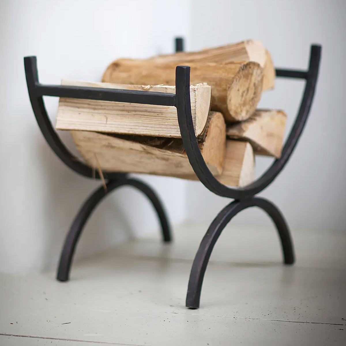 Wrought Iron Log Holder