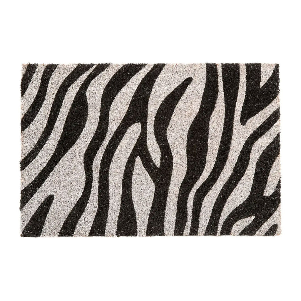 Zebra Print Doormat