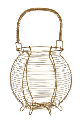 Gold Metal Basket