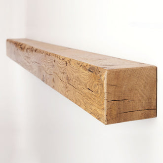 4x4 Oak Mantel Beam (9x9cm) - 