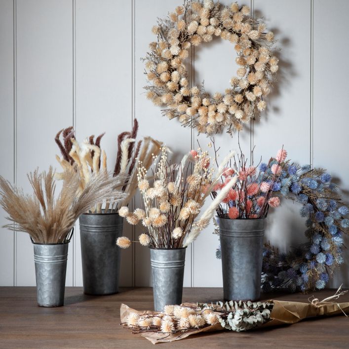 Blue Thistle Wreath