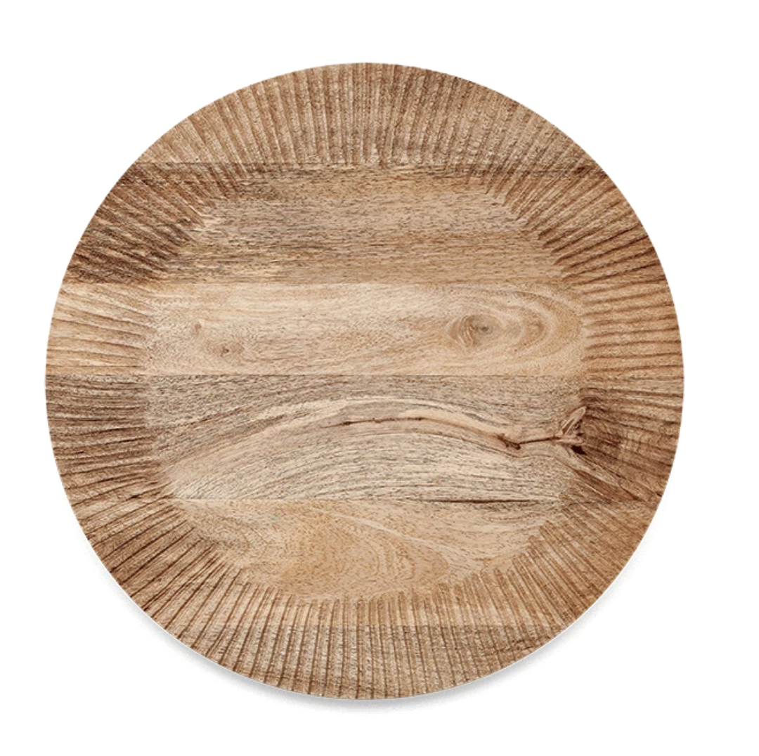 Circular Wooden Chopping Board  Large