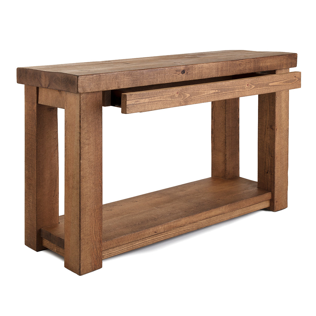 Wooden Console Table With Storage | Hallway Table | Wansbeck Coll.