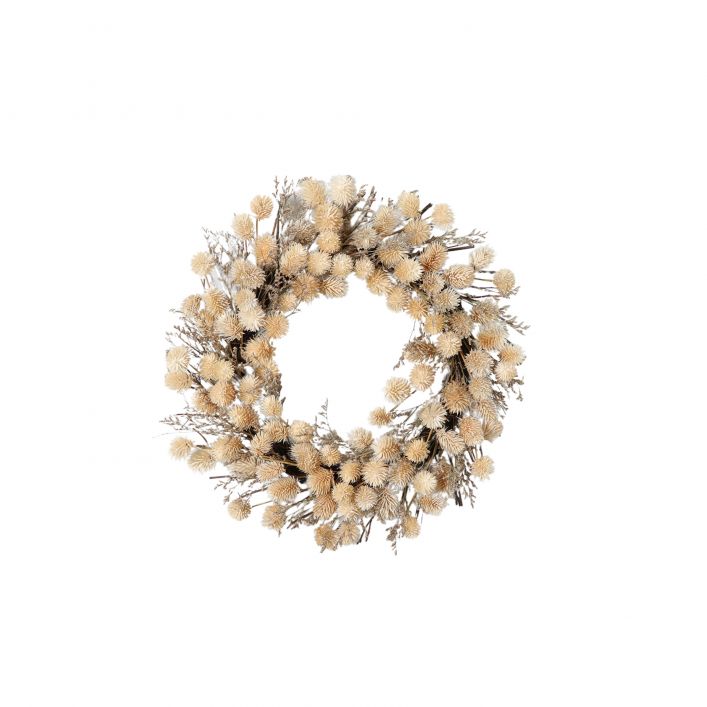 Cream Thistle Wreath - Outlet - Save 20%