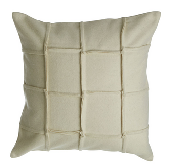 Cream Wool Mix Cushion - Soft Furnishings