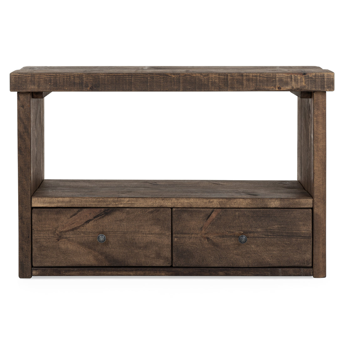 Derwent Rustic Console Table With Storage | Hallways