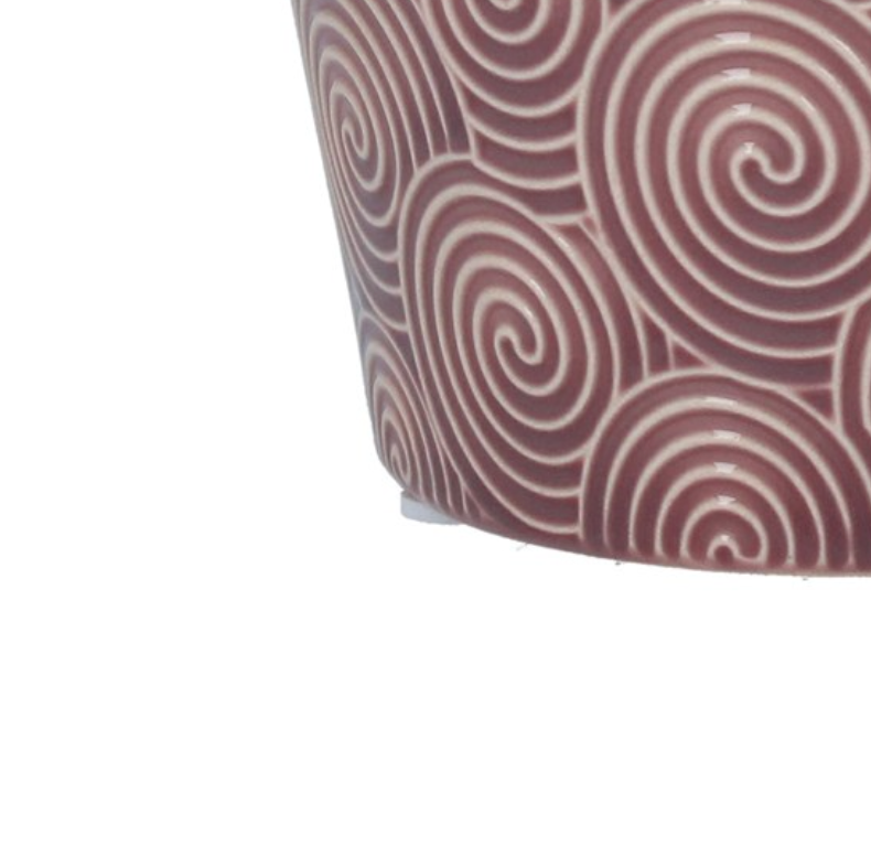 Dusky Pink Ceramic Pot Cover - Planters, Vases & Bowls