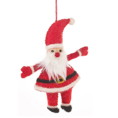 Felt Santa Decoration - Christmas Decorations