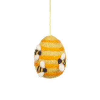 Felted Wool Beehive Decoration