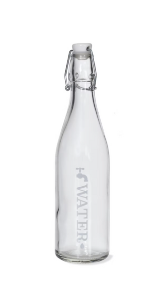 Glass Tap Water Bottle - 1 litre