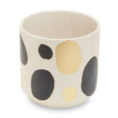 Gold and Black Planter - Planters, Vases & Bowls