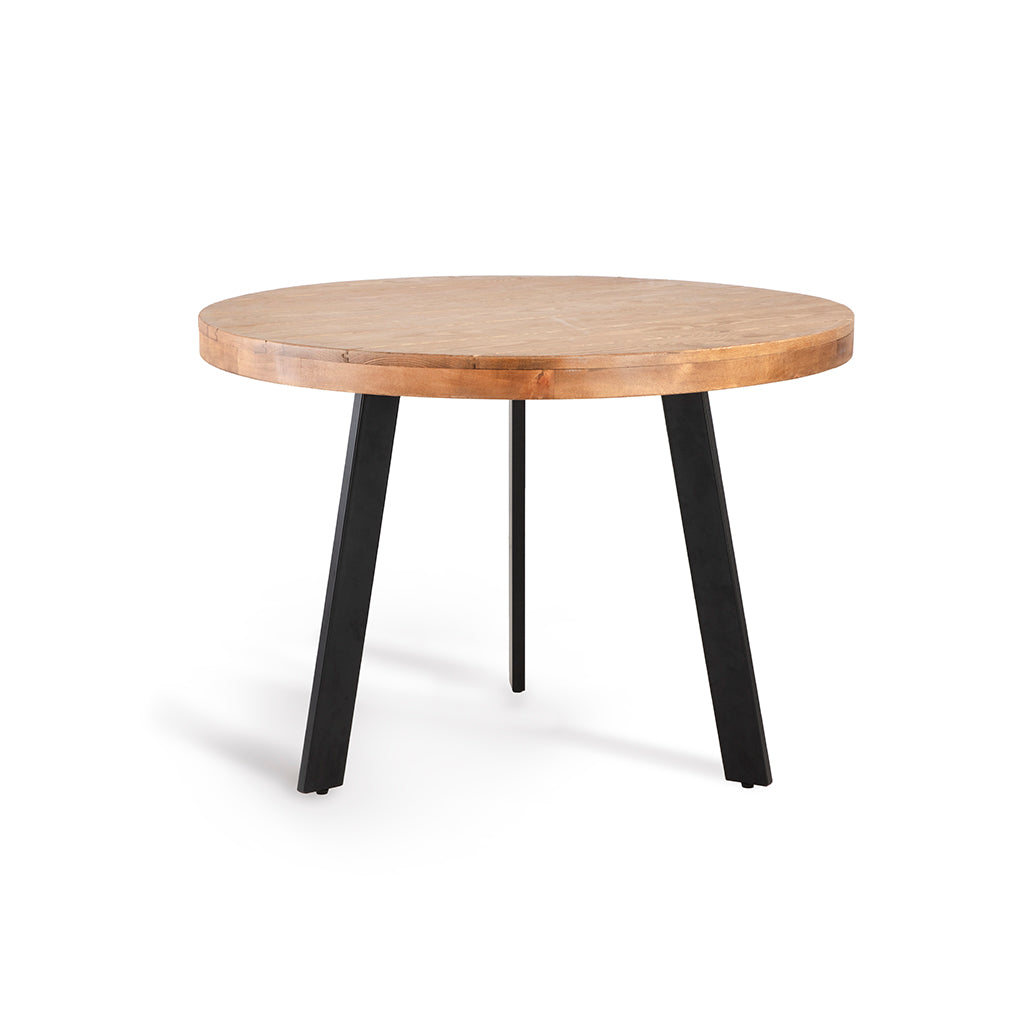 Round dining deals table single leg