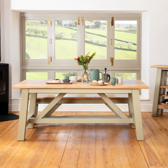 Langley Oak Dining Table
