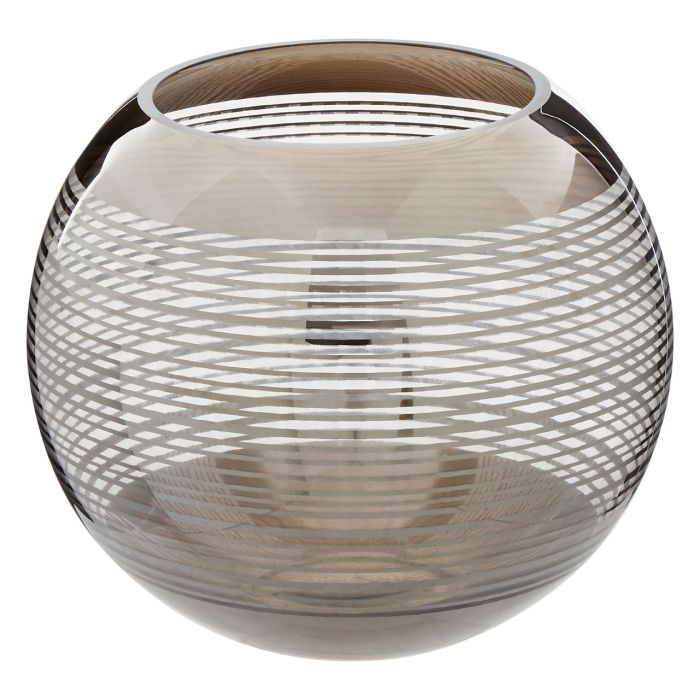 Round Metallic Vase