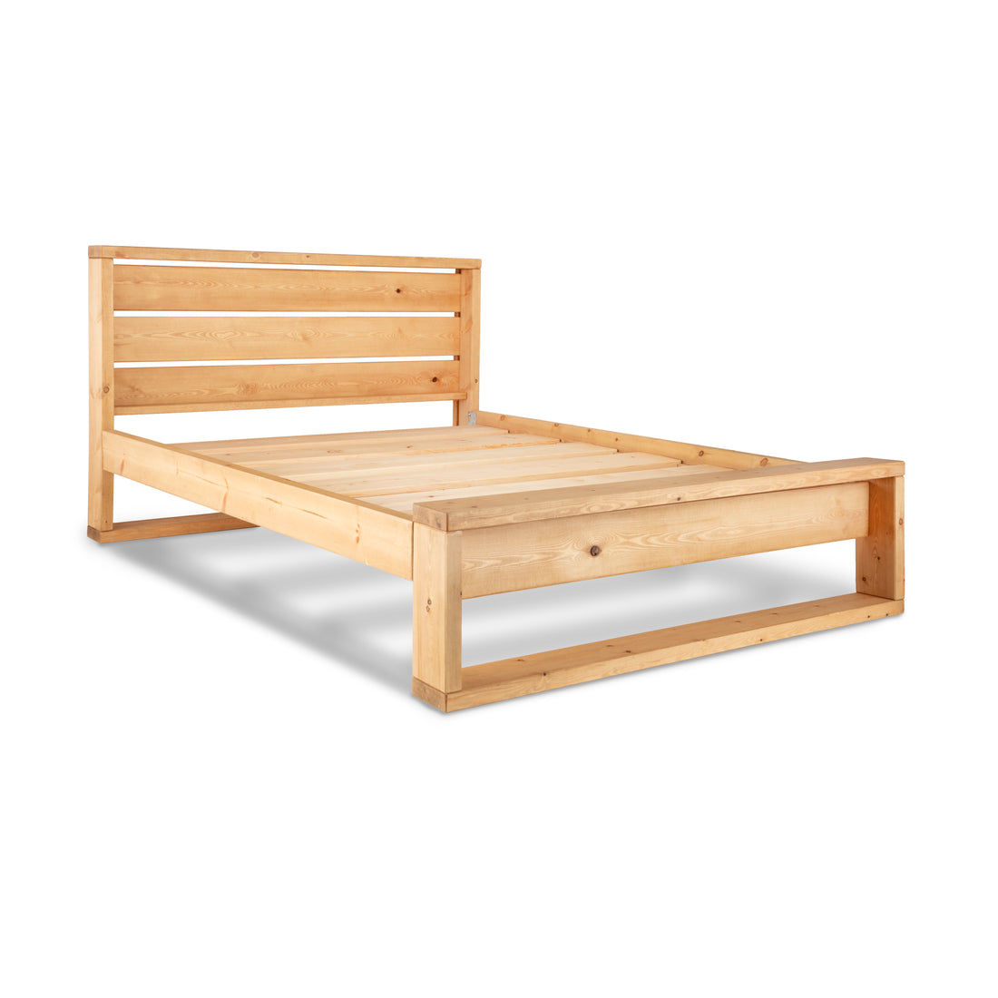 Sandyford Slatted Headboard Bed Frame | Scandi Style