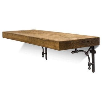 Tanfield Solid Wood Shelf & Brackets - 12x2 Smooth Shelf (29cmx4.5cm)