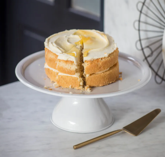 White Steel Cake Stand