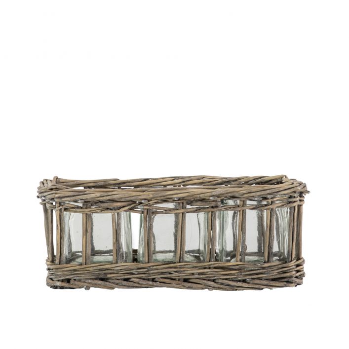 Wicker Candle Holder