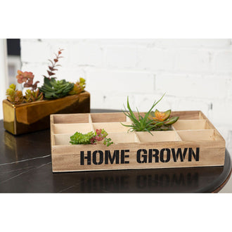 Wooden Herb Planter