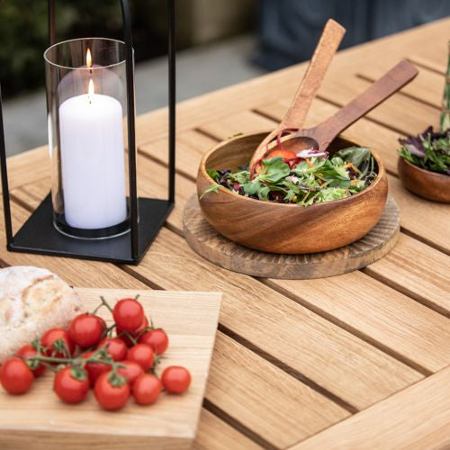Acacia Wood Large Salad Bowl - Outlet - Save 20%