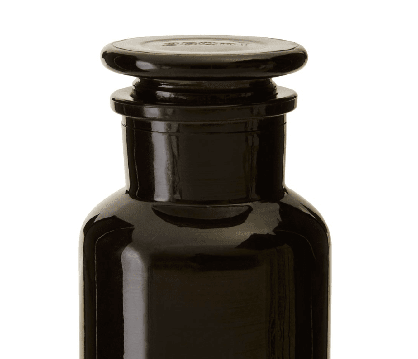 Apothecary Black Bottle - Small