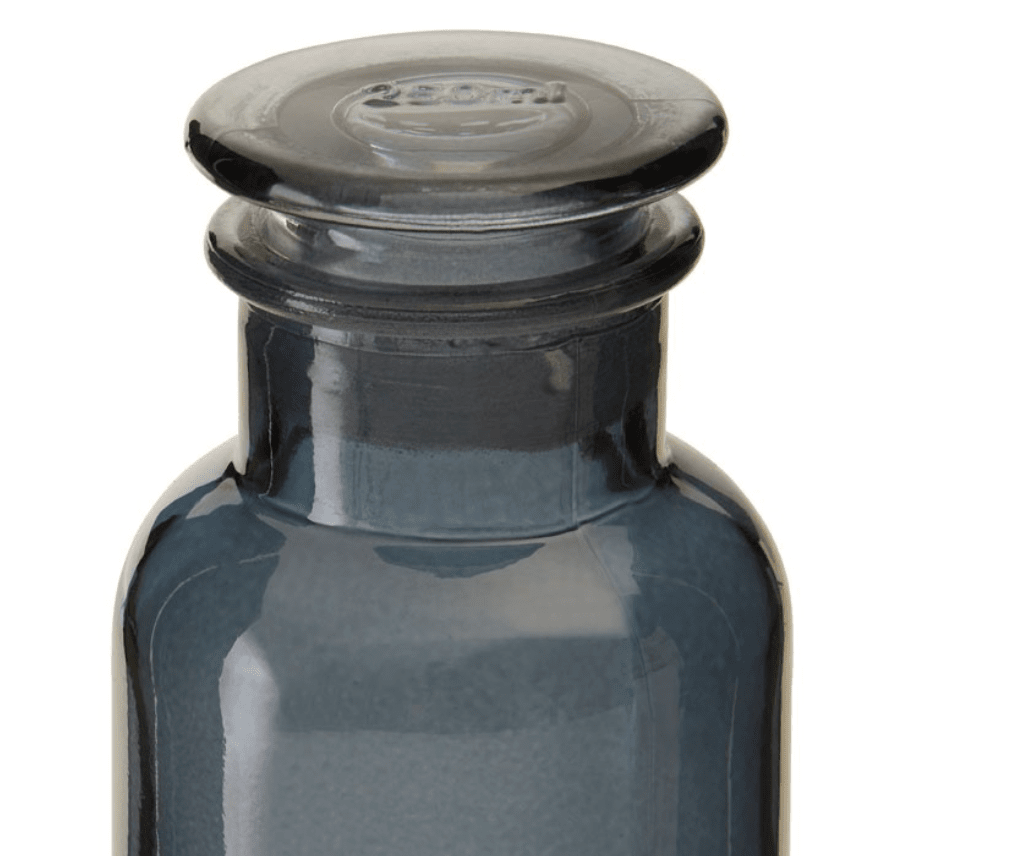 Apothecary Smoke Grey Bottle - Small