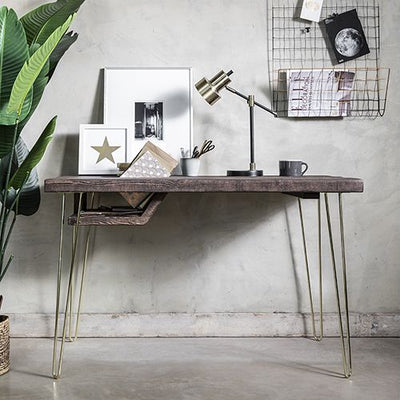 Copper And Black Metal Wall Organiser - Storage