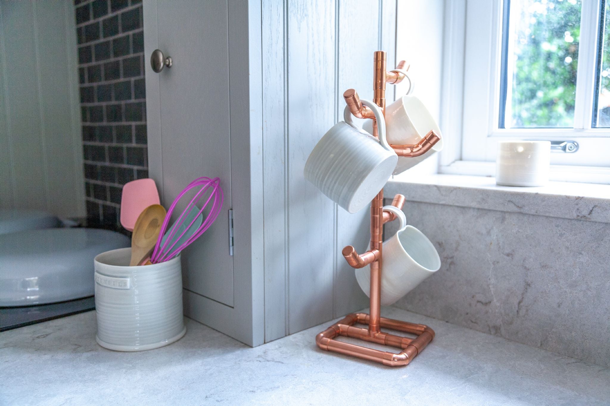 Copper Mug Holder Handmade Next Day Disp