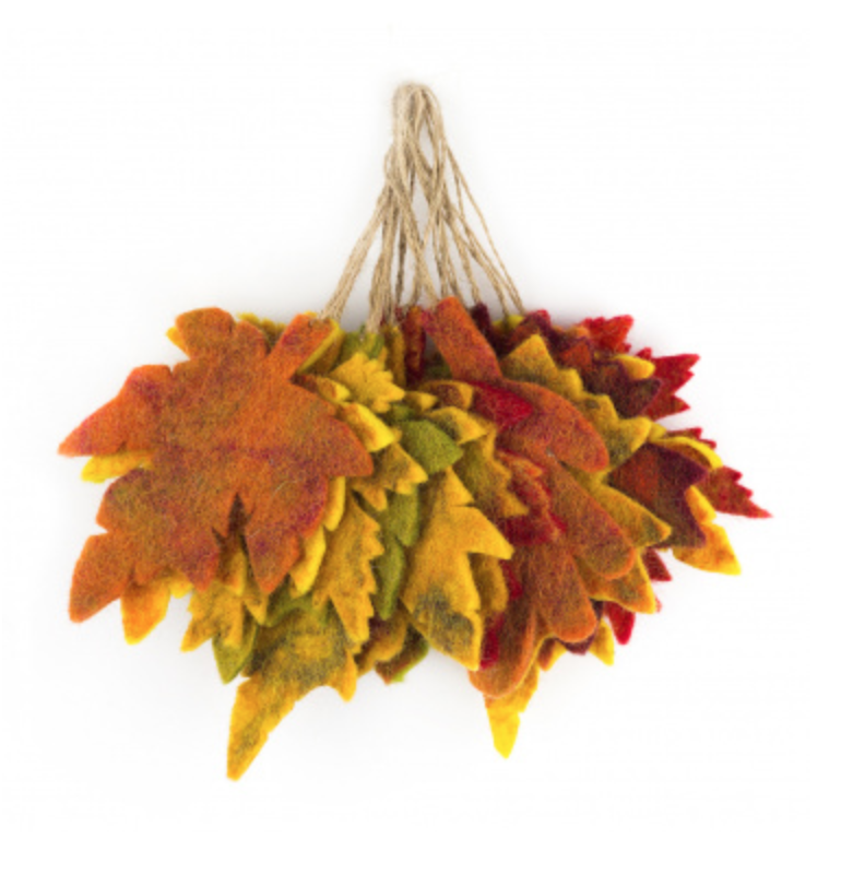Felt Autumn Leaves - Outlet - Save 20%